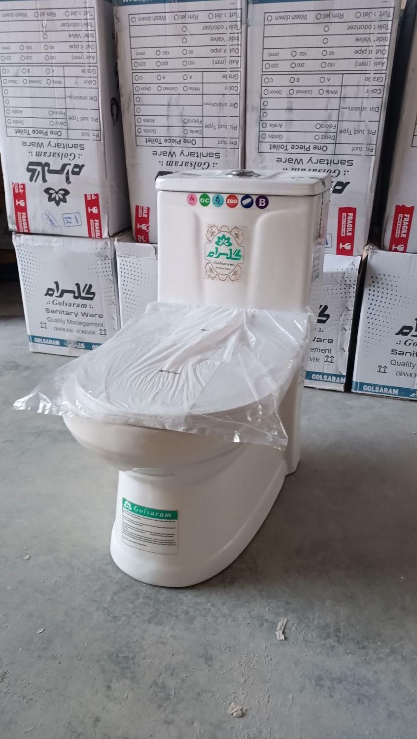 توالت فرنگی گل سرام|لوازم سرویس بهداشتی|کرمانشاه, |دیوار