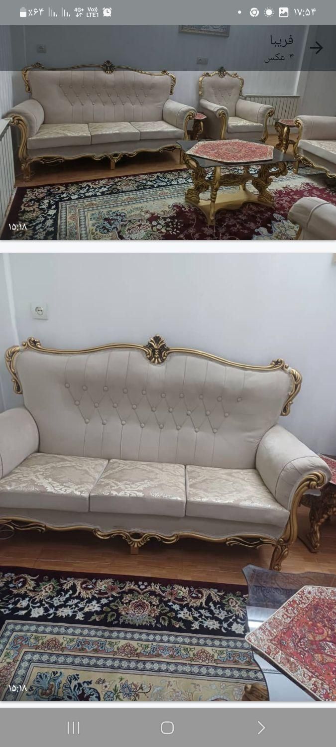 مبل ۷ نفره در حد نو|مبلمان خانگی و میز عسلی|تهران, امیریه|دیوار