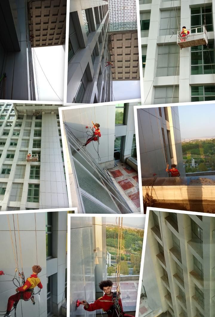 پیچ ورولپلاک نما،شستشوی نما،کاردرارتفاع،کارباطناب|خدمات پیشه و مهارت|تهران, استاد معین|دیوار