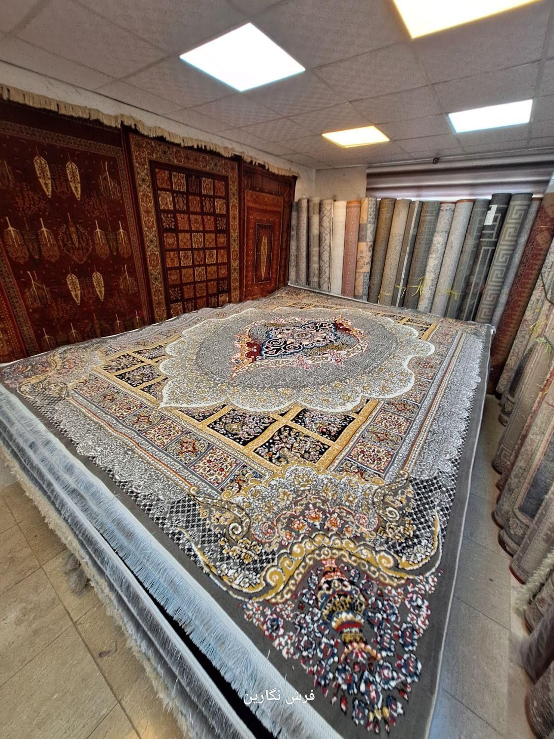 فرش آینده طلاکوب ۶متر ۴۰۰ شانه نخ اصلbcf|فرش|مشهد, امیر|دیوار