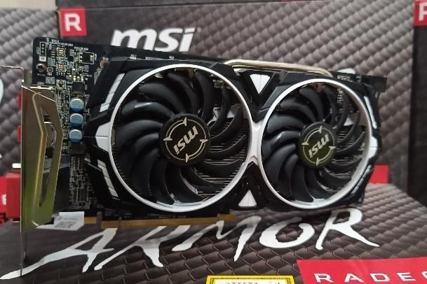 کارت گرافیک ام اس آی MSI RX 580  OC ARMOR 8G|قطعات و لوازم جانبی رایانه|زاهدان, |دیوار