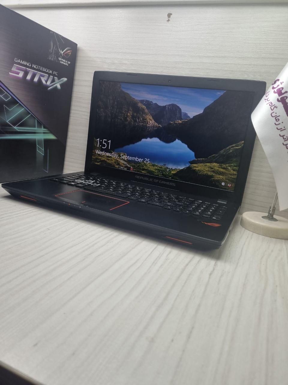 گیمینگ Asus  Rog Astrix i7H رم۱۶ گرافیک۴ یک تراssd|رایانه همراه|تهران, باغ فیض|دیوار