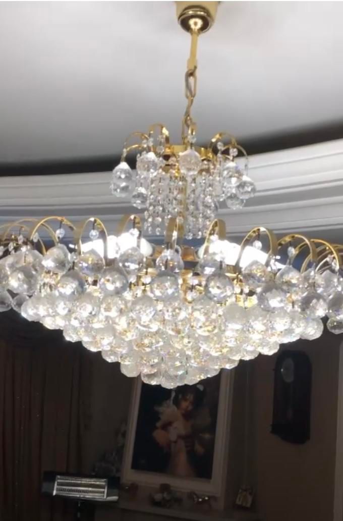 لوستر کریستال مصری|لوستر و چراغ آویز|تهران, سنائی|دیوار