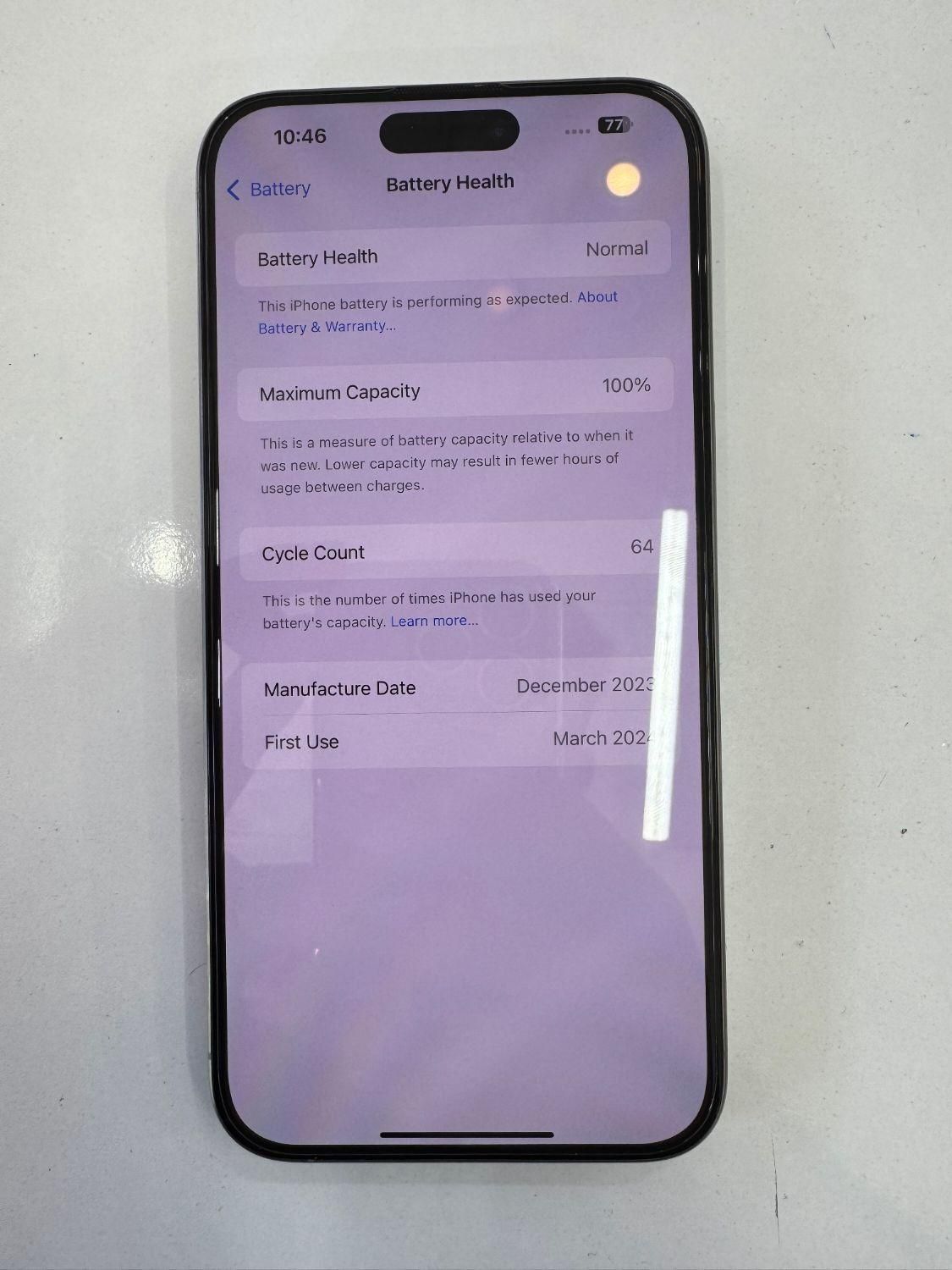 اپل iPhone 15 Pro Max با حافظهٔ ۲۵۶ گیگابایت|موبایل|مشهد, دانشجو|دیوار