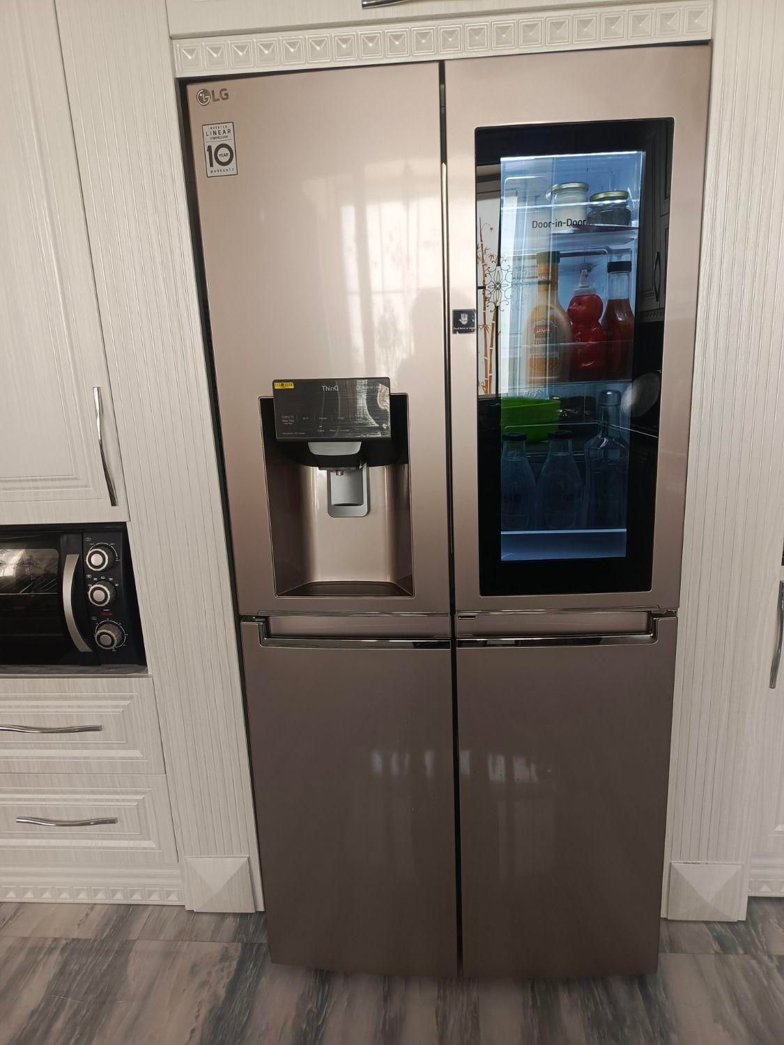 یخچال ساید الجی مدل x22و30فوت|یخچال و فریزر|هشتگرد, شهرک کوثر|دیوار