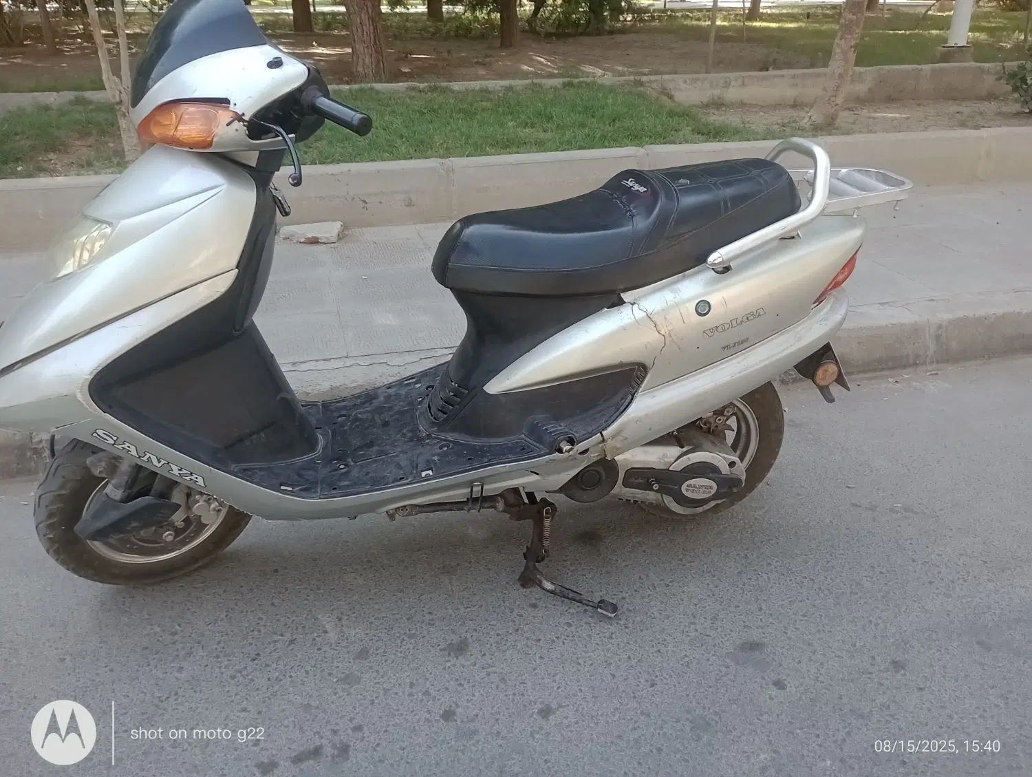 موتور ولگا پاکشتی 150مدل91معاوضه‌باهوندا89 به‌بالا|موتورسیکلت|اصفهان, شمس آباد|دیوار