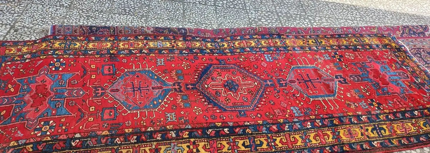 کناره و قالیچه و پشتی دستبافت|فرش|رشت, حاجی آباد|دیوار