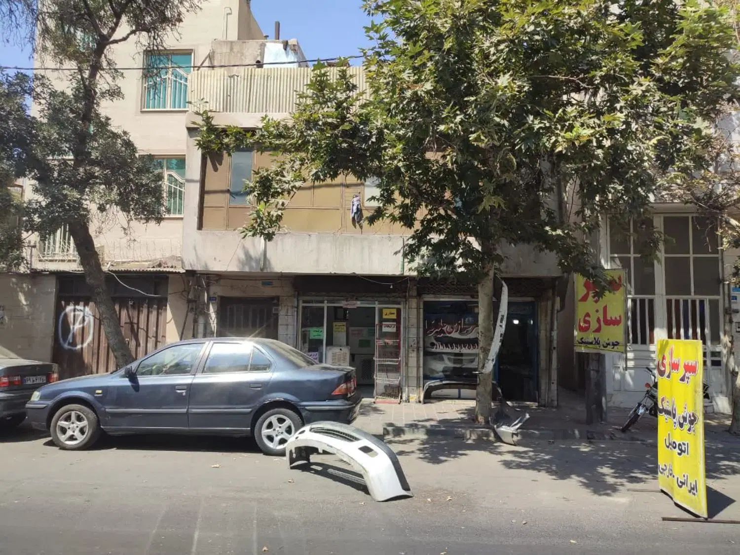 فروش دوباب مغازه ویک واحد آپارتمان 40متری|فروش مغازه و غرفه|تهران, بیسیم|دیوار