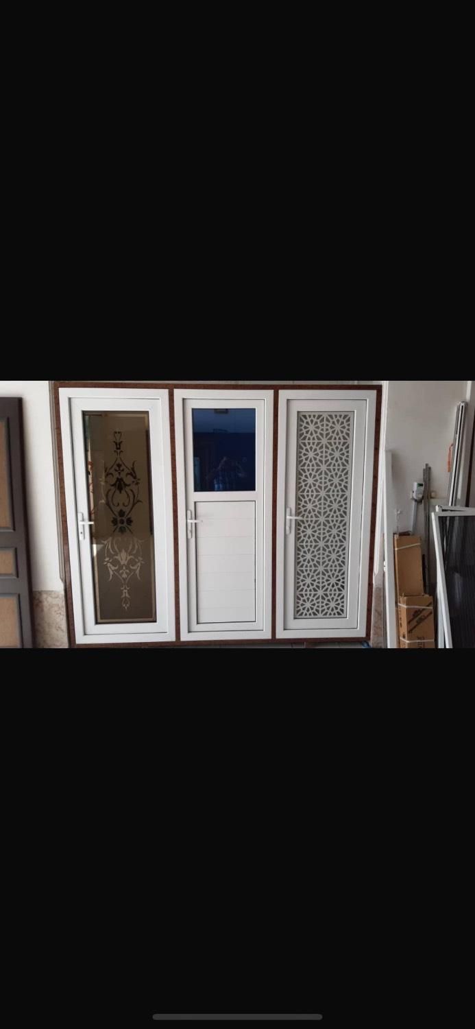 تولید کننده انواع درب پنجره upvc و شیشه سکوریت|مصالح و تجهیزات ساختمان|شیراز, شهرک صنعتی|دیوار