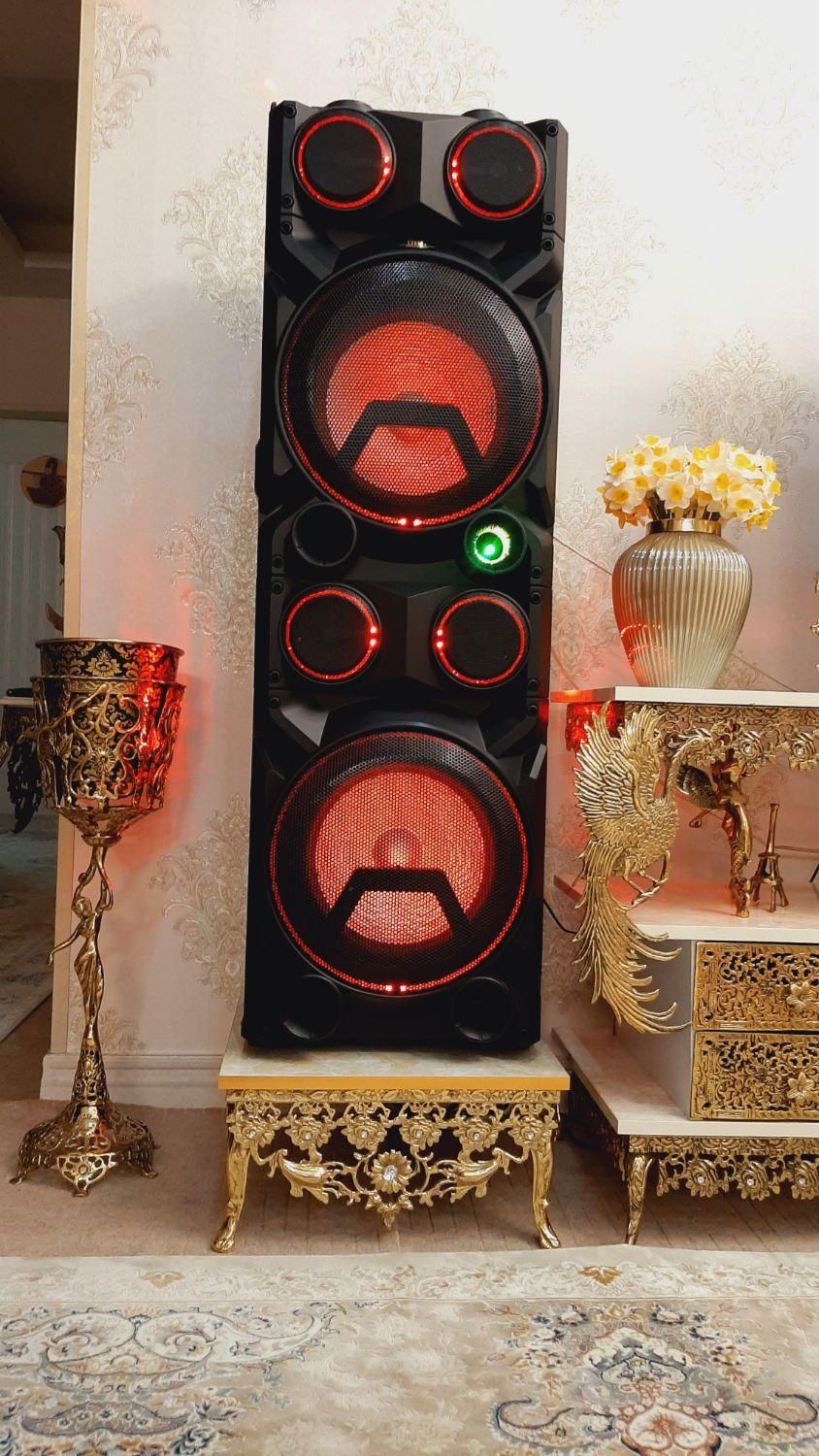 جااسپیکر جاباندی سنگین قد بلند تاجدار برنز سوگلی|مبلمان خانگی و میز عسلی|زنجان, |دیوار