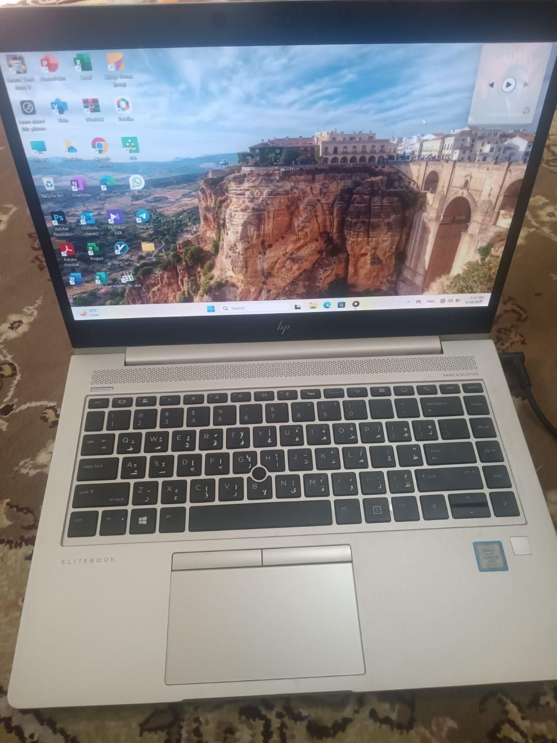 لپتاب لمسی ودر حد نو مدل HP G5 840Eliteبارم16|رایانه همراه|ارومیه, |دیوار