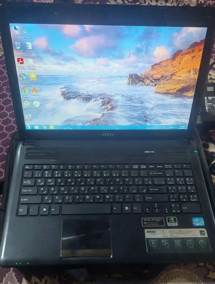 لپتاپ msi cx640|رایانه همراه|تهران, نعمت‌آباد|دیوار