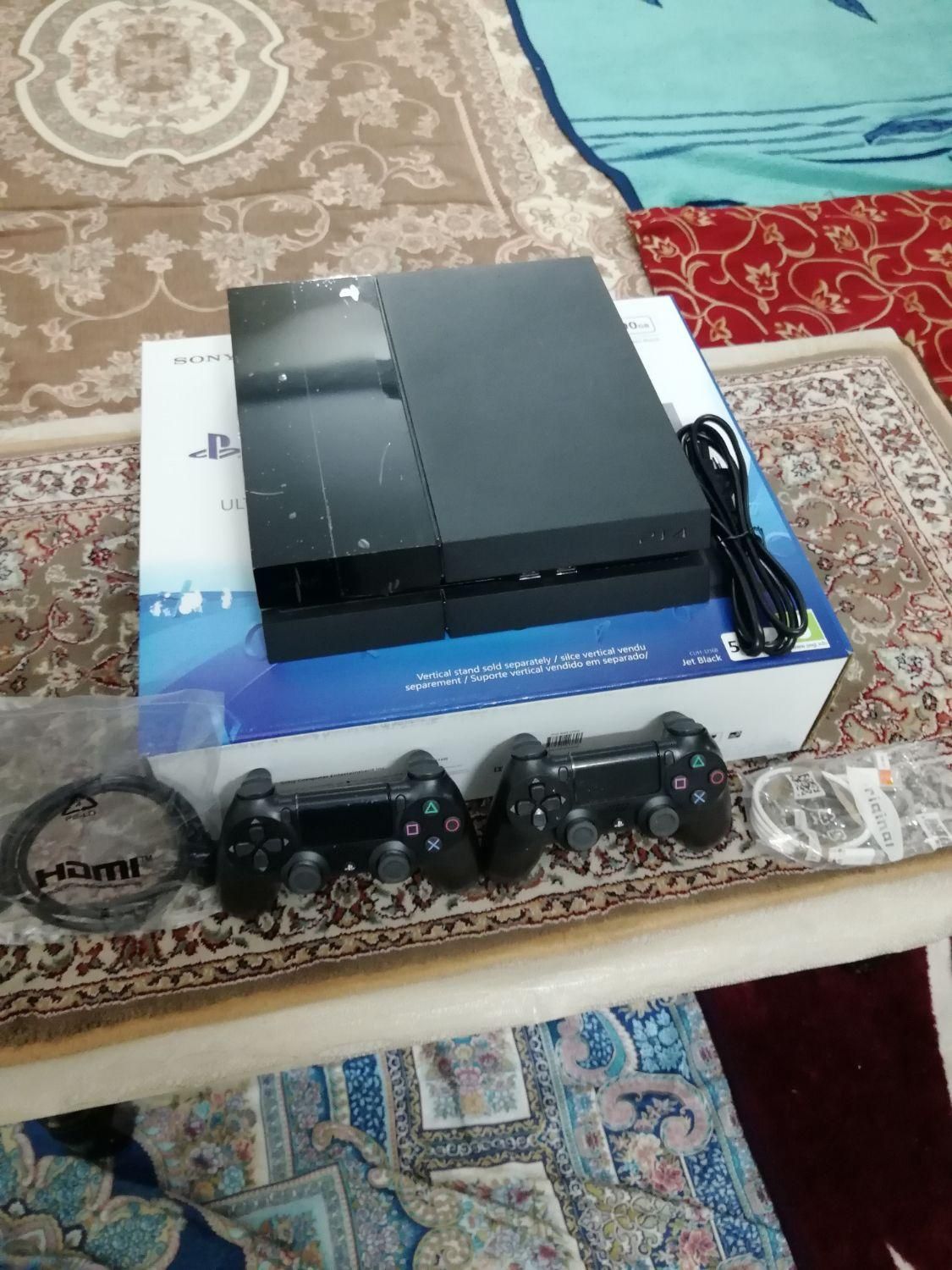 پلی۴ کپی خور ۹.۰۰ فول بازی ۲دسته ps4 fat500|کنسول، بازی ویدئویی و آنلاین|تهران, یافت‌آباد|دیوار