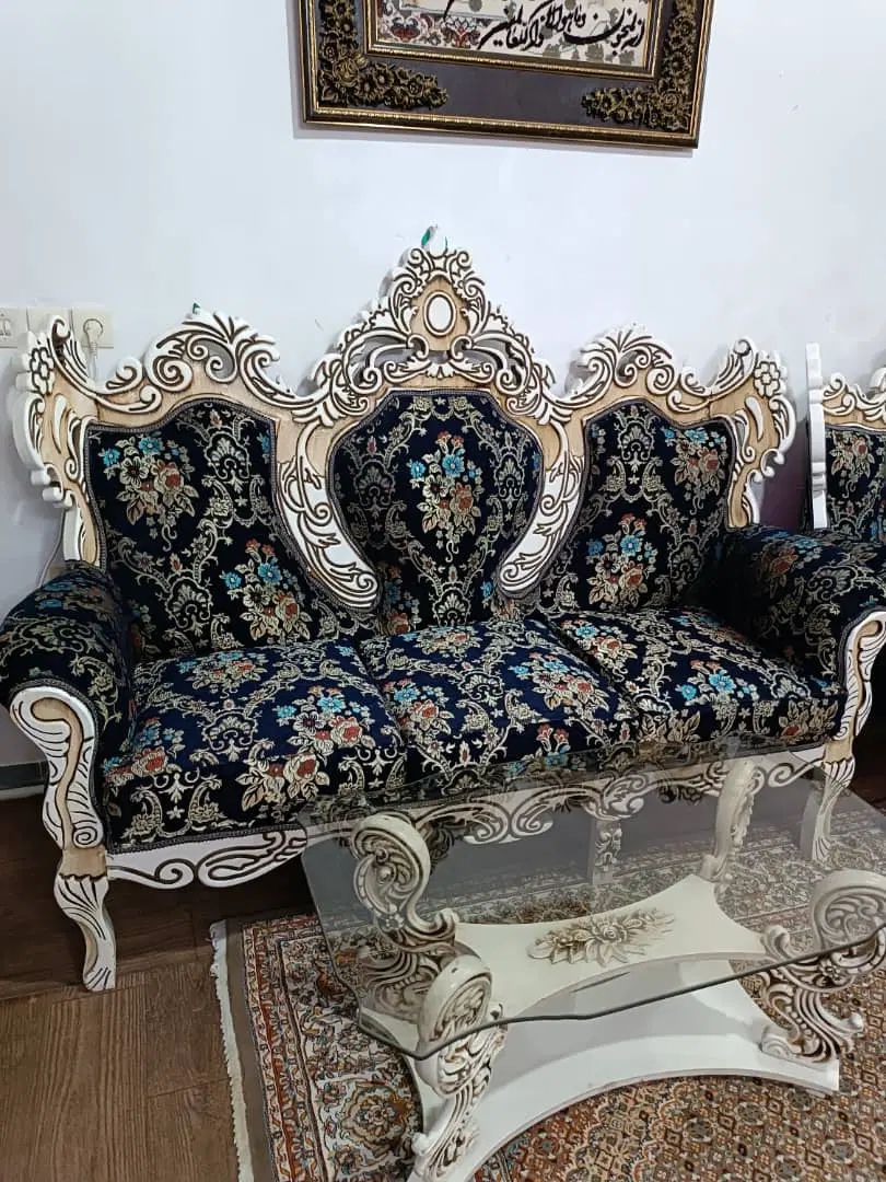 ست مبل سلطنتی ۷ نفره و ناهارخوری ۴ نفره در حدنو|مبلمان خانگی و میز عسلی|ورامین, ورامین|دیوار