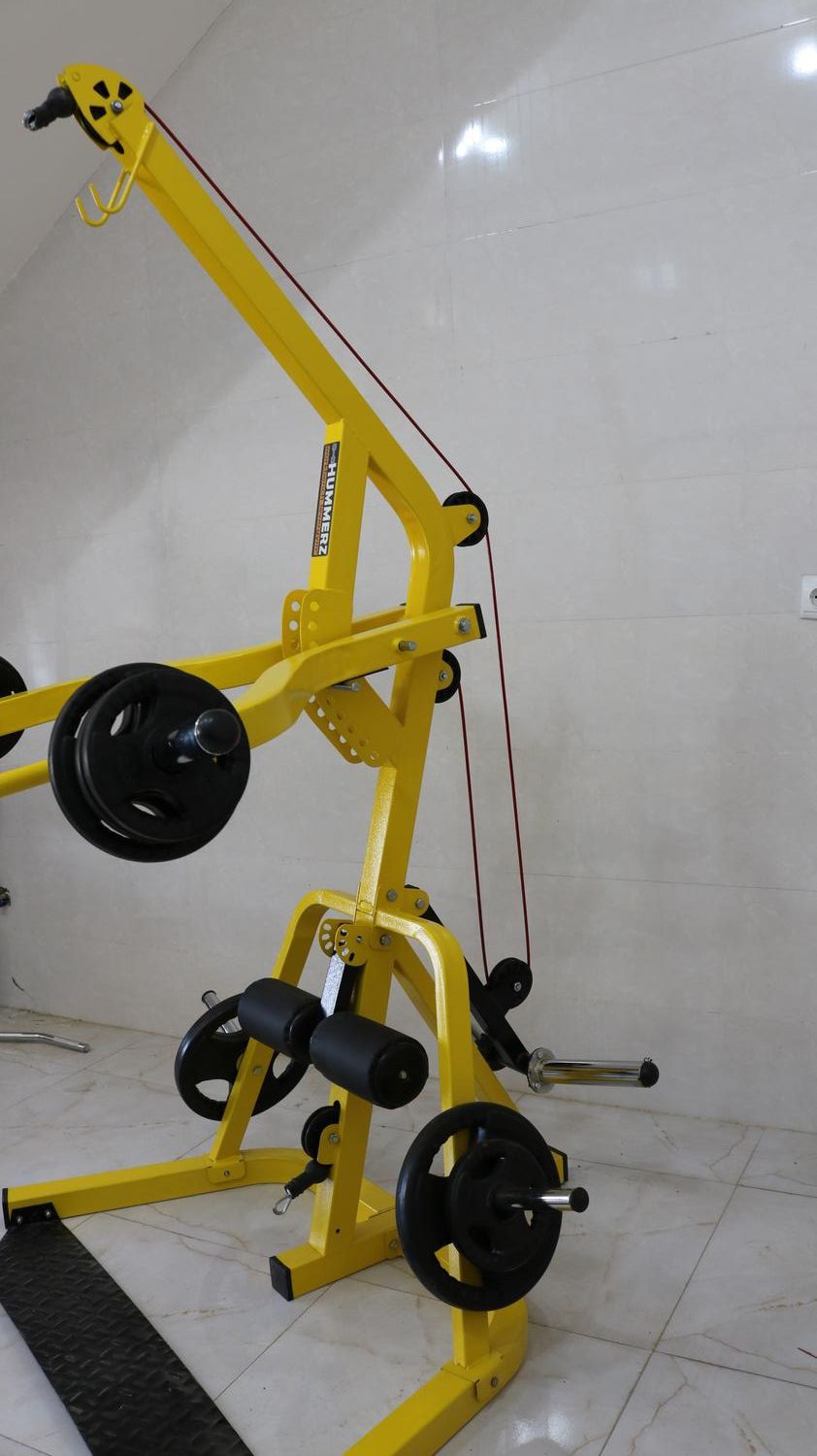 دستگاه بدنسازی به همراه نیمکت مدرج حرفه ای هامرز|تجهیزات ورزشی|یاسوج, |دیوار