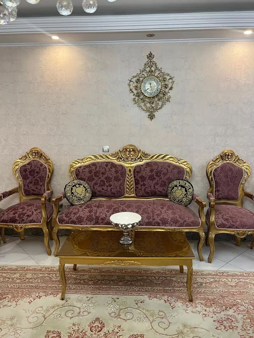 فروش مبلمان استیل ۹نفره با ناهارخوری ۸ نفره|مبلمان خانگی و میز عسلی|فردیس, سرحدی|دیوار