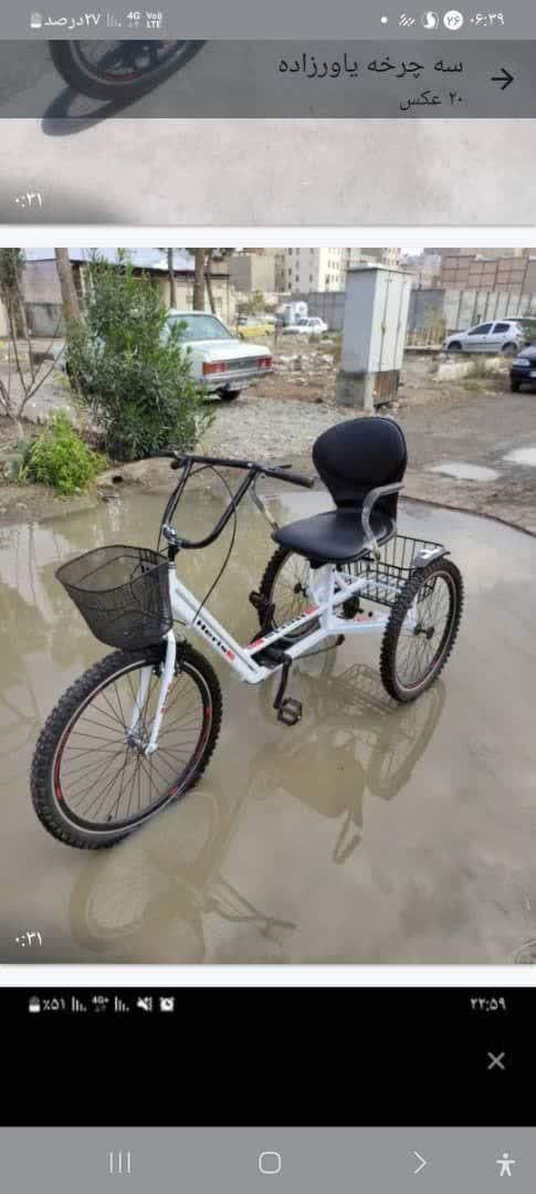 سه چرخه سبز سفید|دوچرخه، اسکیت، اسکوتر|رشت, بازار|دیوار