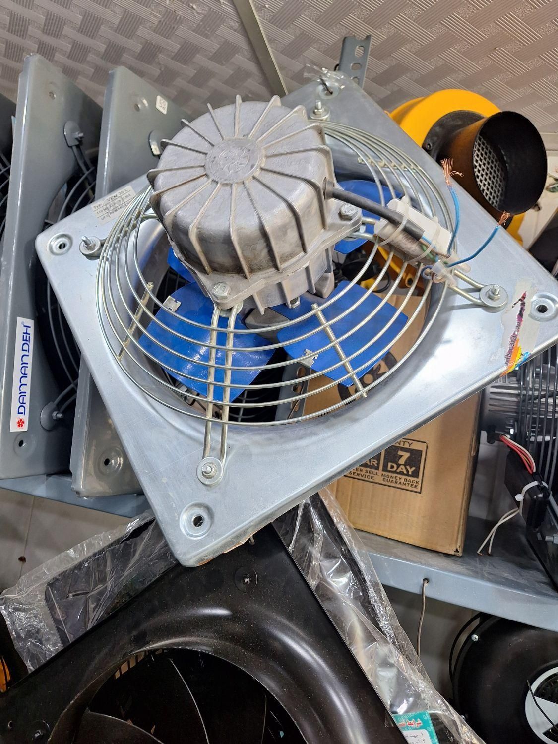 هواکش سوله فن باد زنی دایم روشن ytrko|پنکه و تصفیه‌کنندهٔ هوا|اصفهان, طامه|دیوار