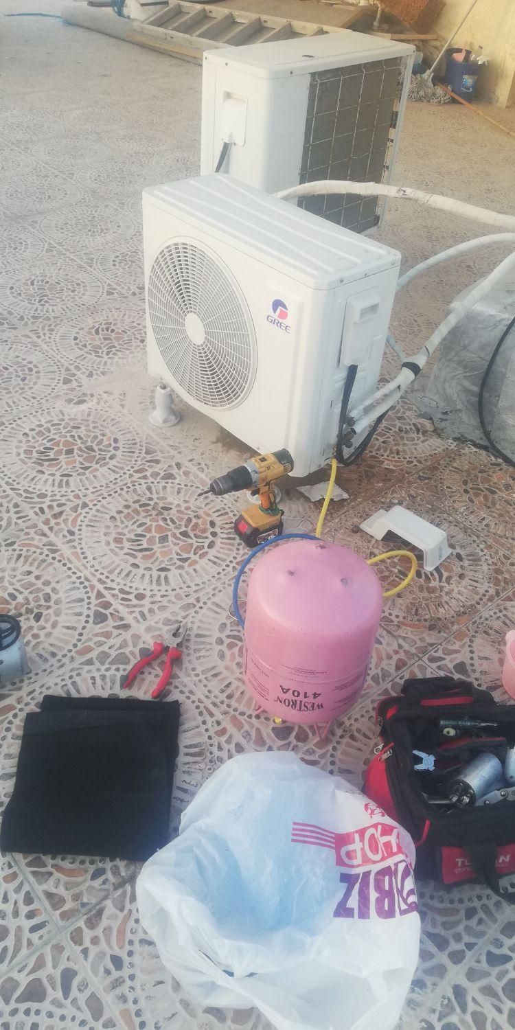 نشت یابی وشارژگازsplit/AC/|خدمات پیشه و مهارت|کیش, |دیوار