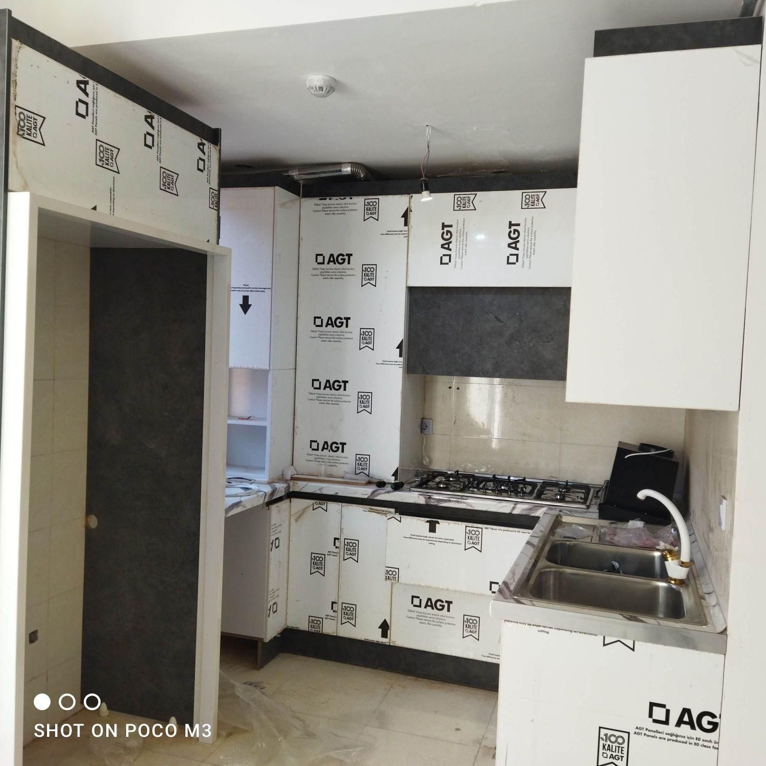 تجهیز واحد نصب کولر و گاز و سینک ظرفشویی|مصالح و تجهیزات ساختمان|پرند, فاز ۶|دیوار