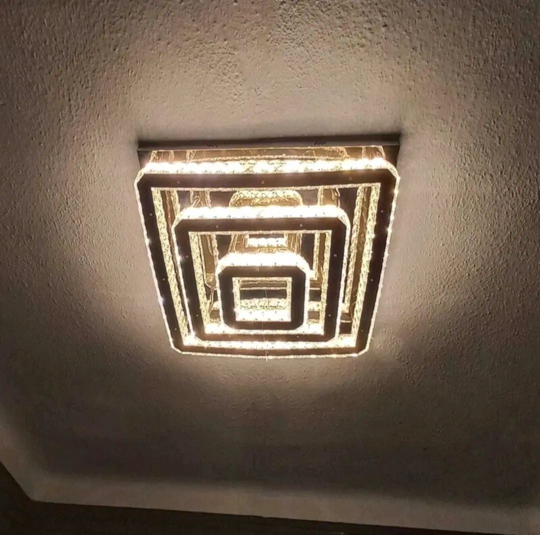 لوستر الماس.کهکشانی سقفی مربع۴۸۴۵. AC light|لوستر و چراغ آویز|تهران, سنگلج (شاپور)|دیوار
