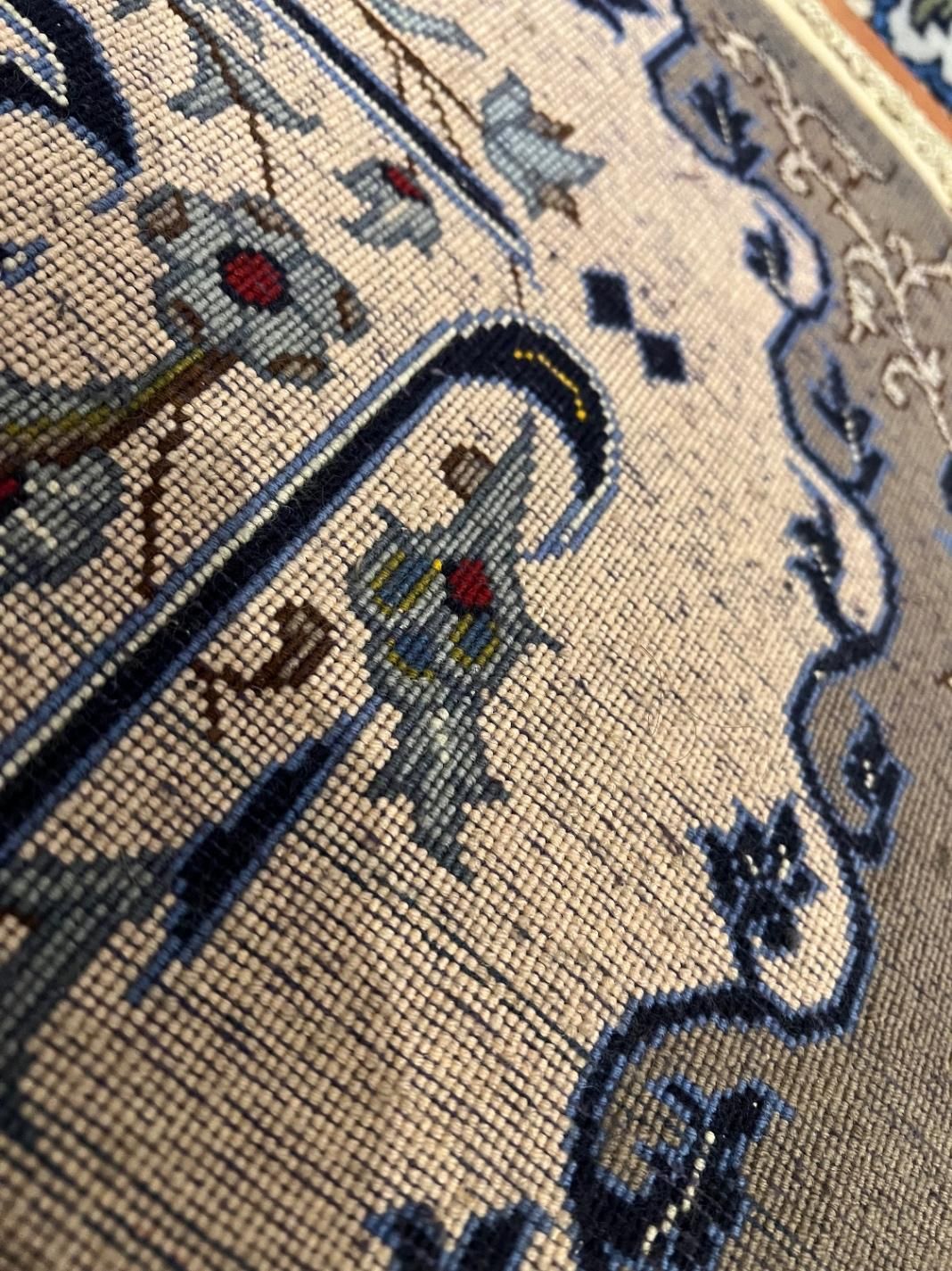 تابلو فرش دستبافت با قاب منبتکاری شده|تابلو فرش|تهران, تهرانسر شرقی|دیوار