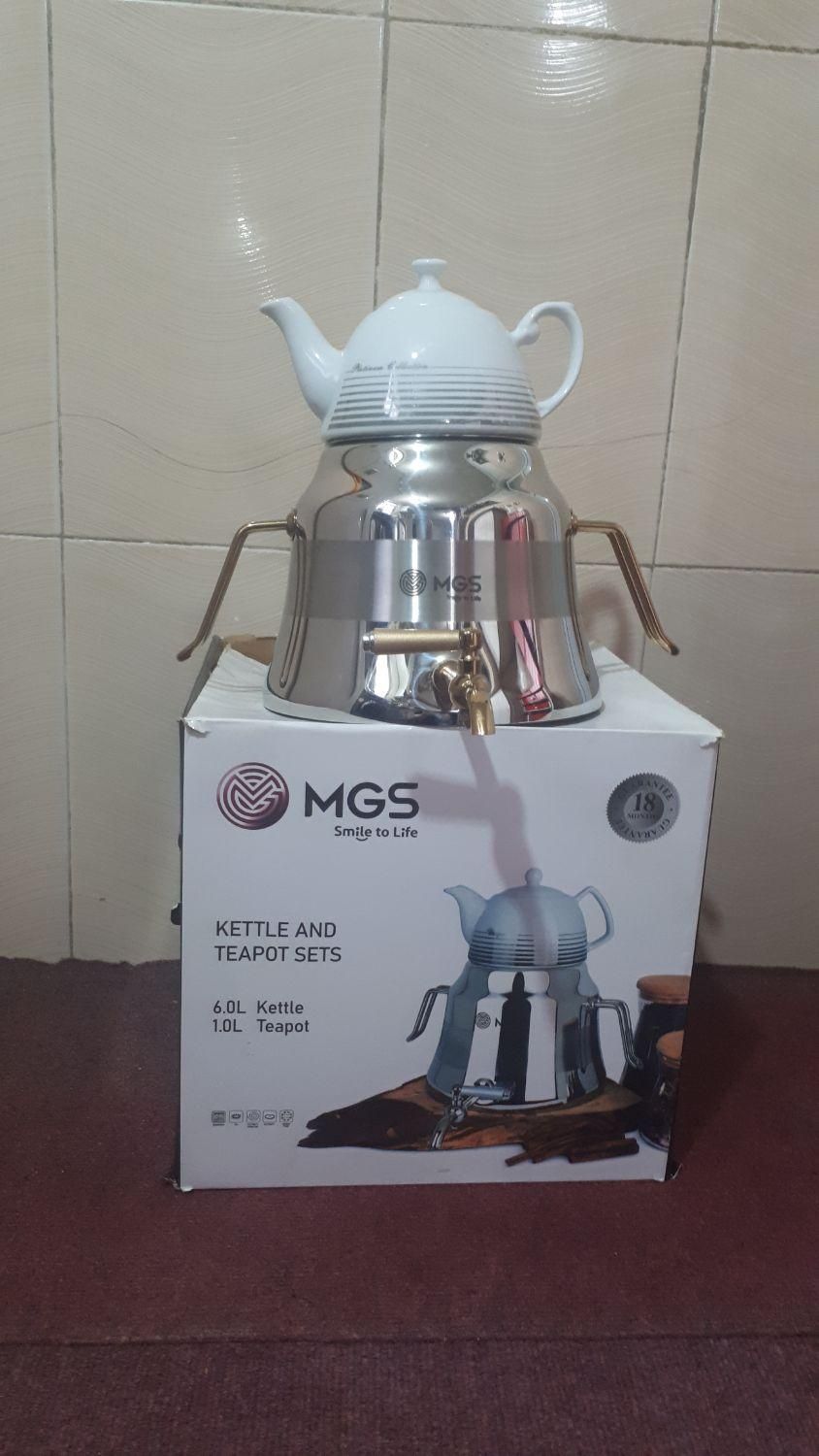 کتری قوری استیل ترک سنگین MGS|قوری، کتری، قهوه‌ساز دستی|تهران, دولت‌آباد|دیوار