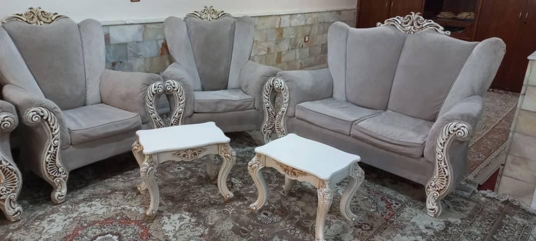 مبل ۷ نفره با ۳ عدد میز|مبلمان خانگی و میز عسلی|تهران, تختی|دیوار