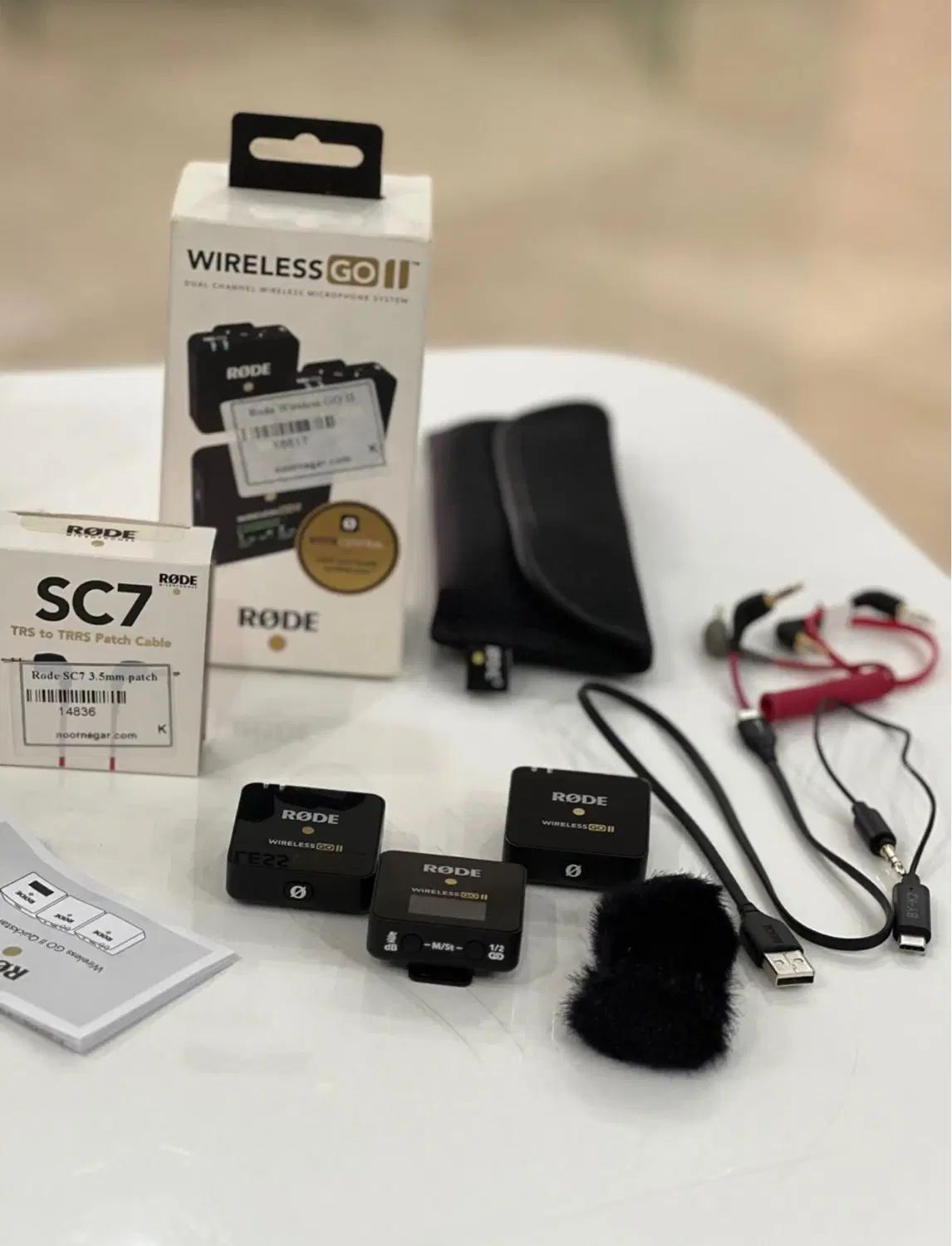 میکروفون بیسیم رود مدل Wireless GO II Dual|دوربین عکاسی و فیلم‌برداری|اصفهان, درب کوشک|دیوار