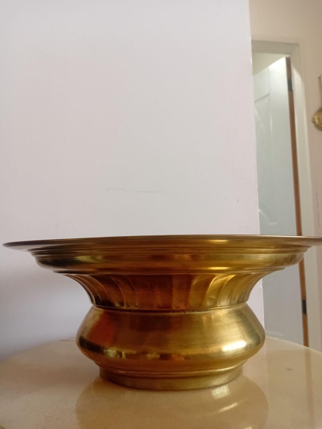 لگن برنجی نو|صنایع دستی و سایر لوازم تزئینی|مشهد, ادیب نیشابوری (شهرک غرب)|دیوار