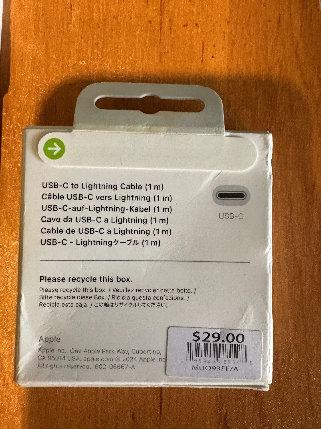 کابل تبدیل USB-C به لایتنینگ اپل طول 1 متر|لوازم جانبی موبایل و تبلت|تهران, اکباتان|دیوار