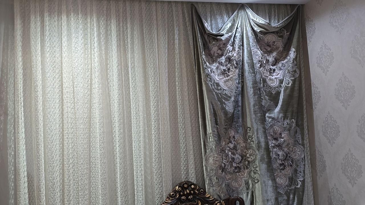 دوعددپرده پذیرایی تور و یک عدد پرده حریر اتاق خواب|پرده، رانر، رومیزی|تهران, حکیمیه|دیوار