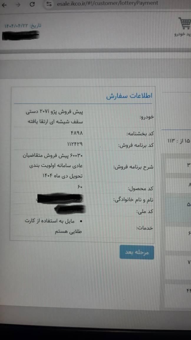 حواله 207 پانوراما (سقف شیشه ای) دستی ارتقا یافته|خودرو سواری و وانت|تهران, منیریه|دیوار