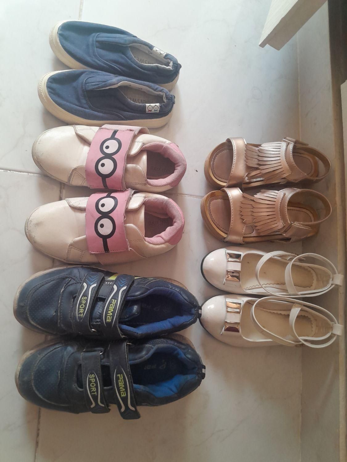 کفش کتانی اسپرت و تابستانی صندل  سایز ۲۸ و ۳۰ و ۳۲|کفش و لباس بچه|تهران, کرمان|دیوار