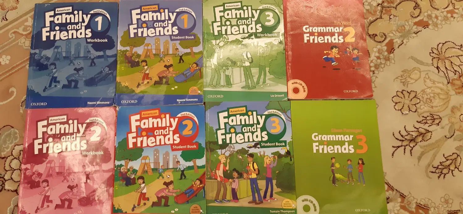 کتاب های زبان Family friends|کتاب و مجله آموزشی|تهران, وردآورد|دیوار