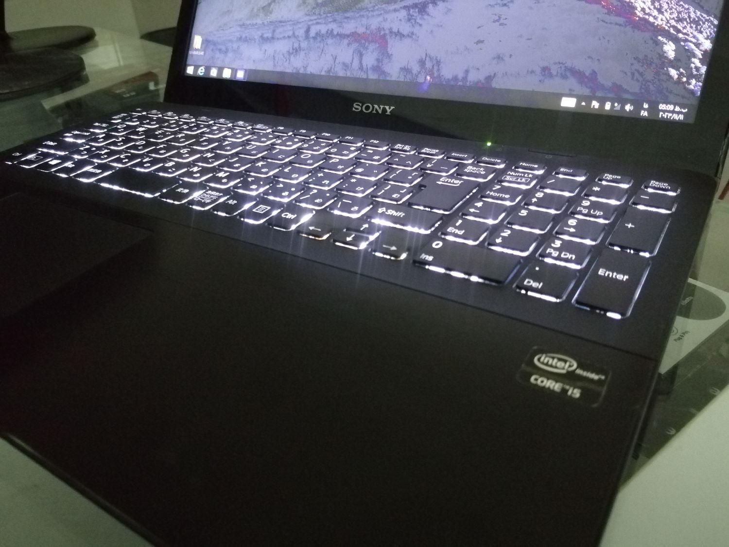 لپتاپ sony core i5 صفحه لمسی رم8 هارد500|رایانه همراه|سراوان, |دیوار