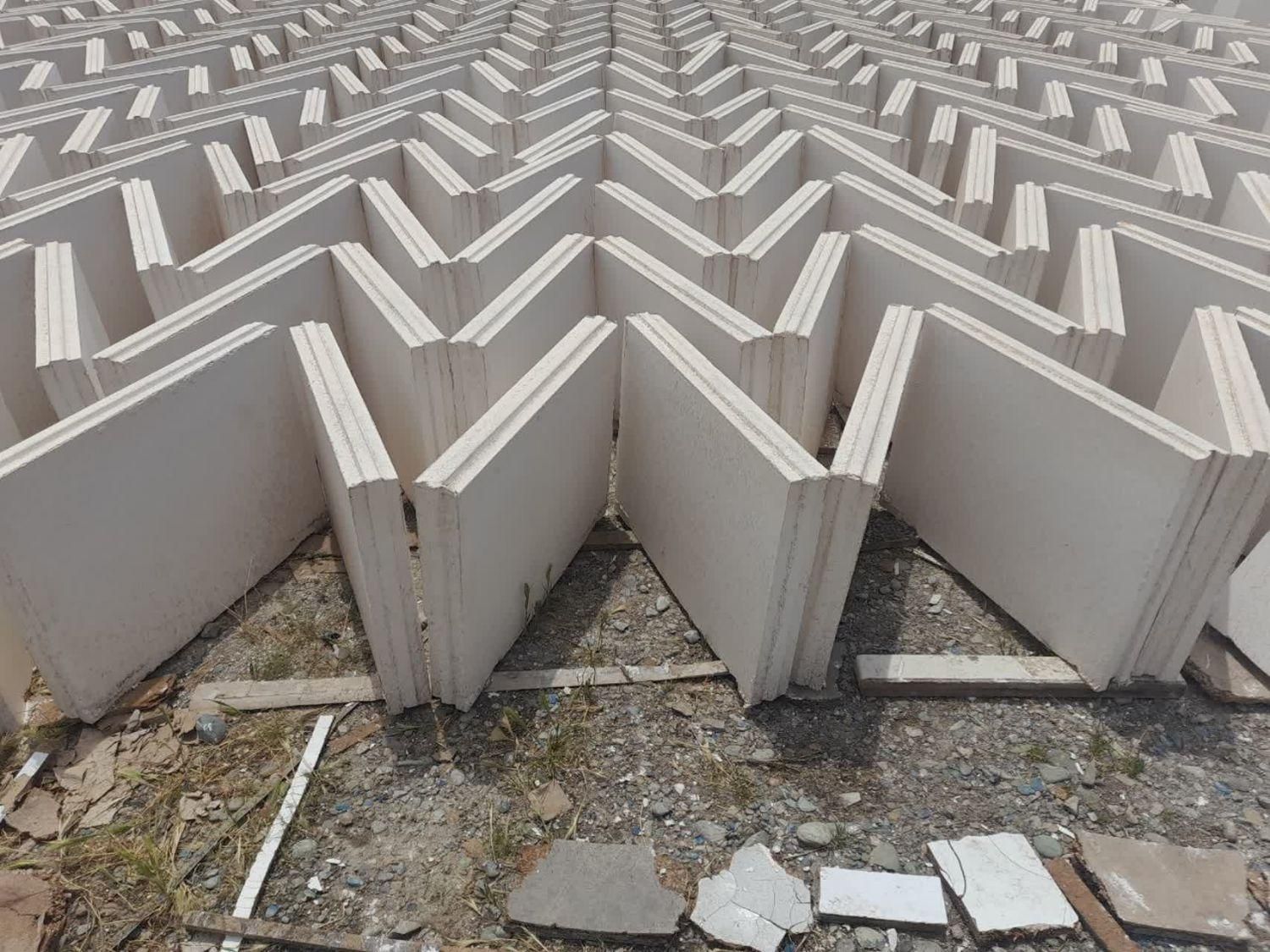 دیوار گچی پیش ساخته دیوارگچی پنل گچی|عمده‌فروشی|کرج, کارخانه قند|دیوار