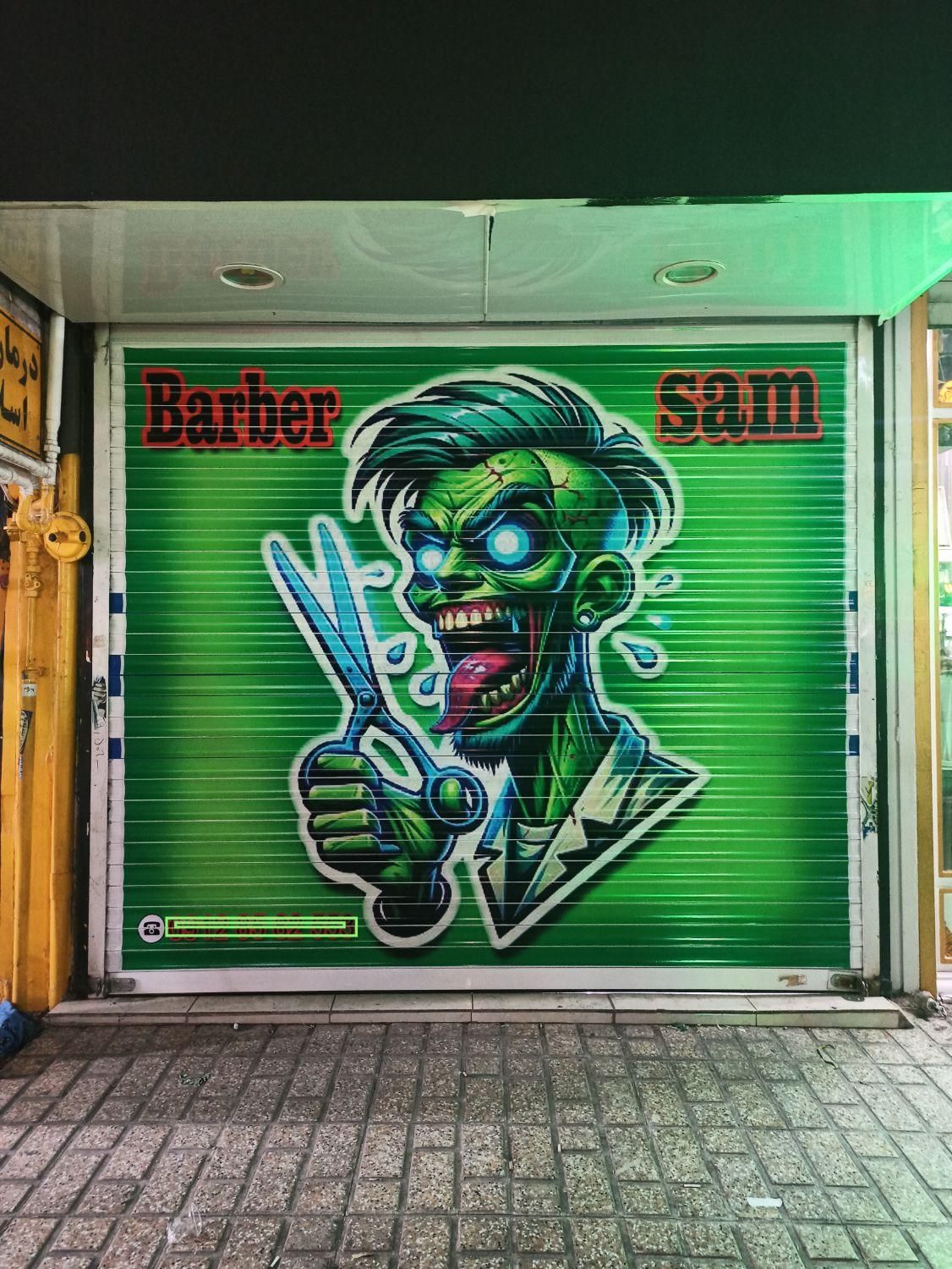 چاپ حرفه ای نصب حرفه ای استیکر و مش کاملا خشک|خدمات پیشه و مهارت|اسلامشهر, سیمرغ|دیوار