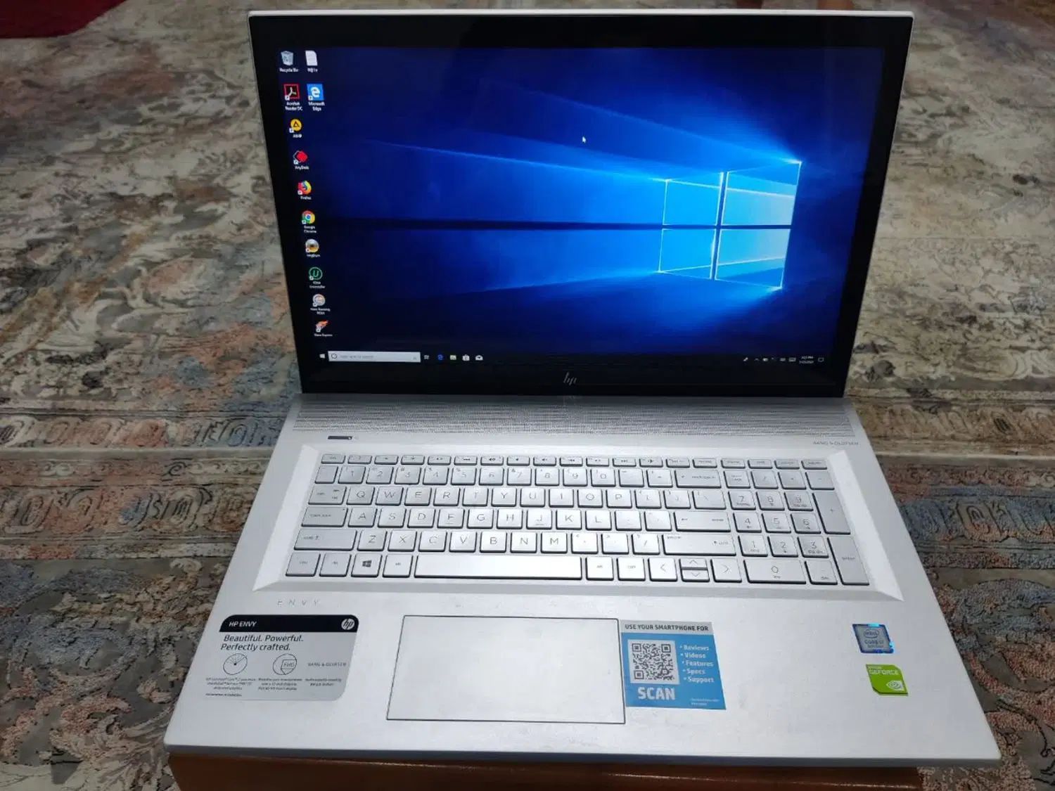 لپ تاپ ۱۷ اینچ hp envy|رایانه همراه|تهران, تولید دارو|دیوار