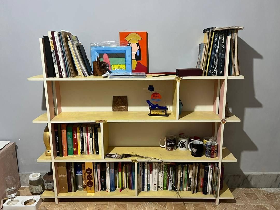 جاکتابی چوبی|کتابخانه، شلف، قفسه‌های دیواری|بابل, |دیوار