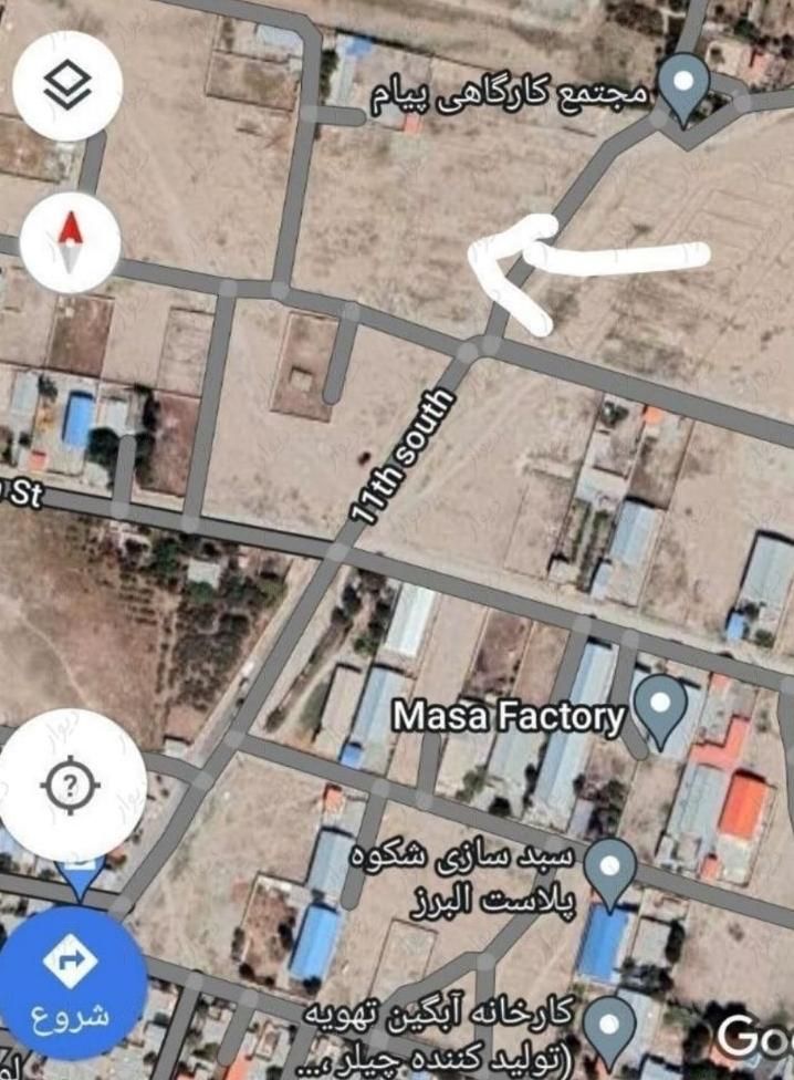 زمین صنعتی کارگاهی۲۴۰۰ متری سندششدانگ تکبرگ|فروش دفتر صنعتی، کشاورزی، تجاری|ماهدشت, |دیوار