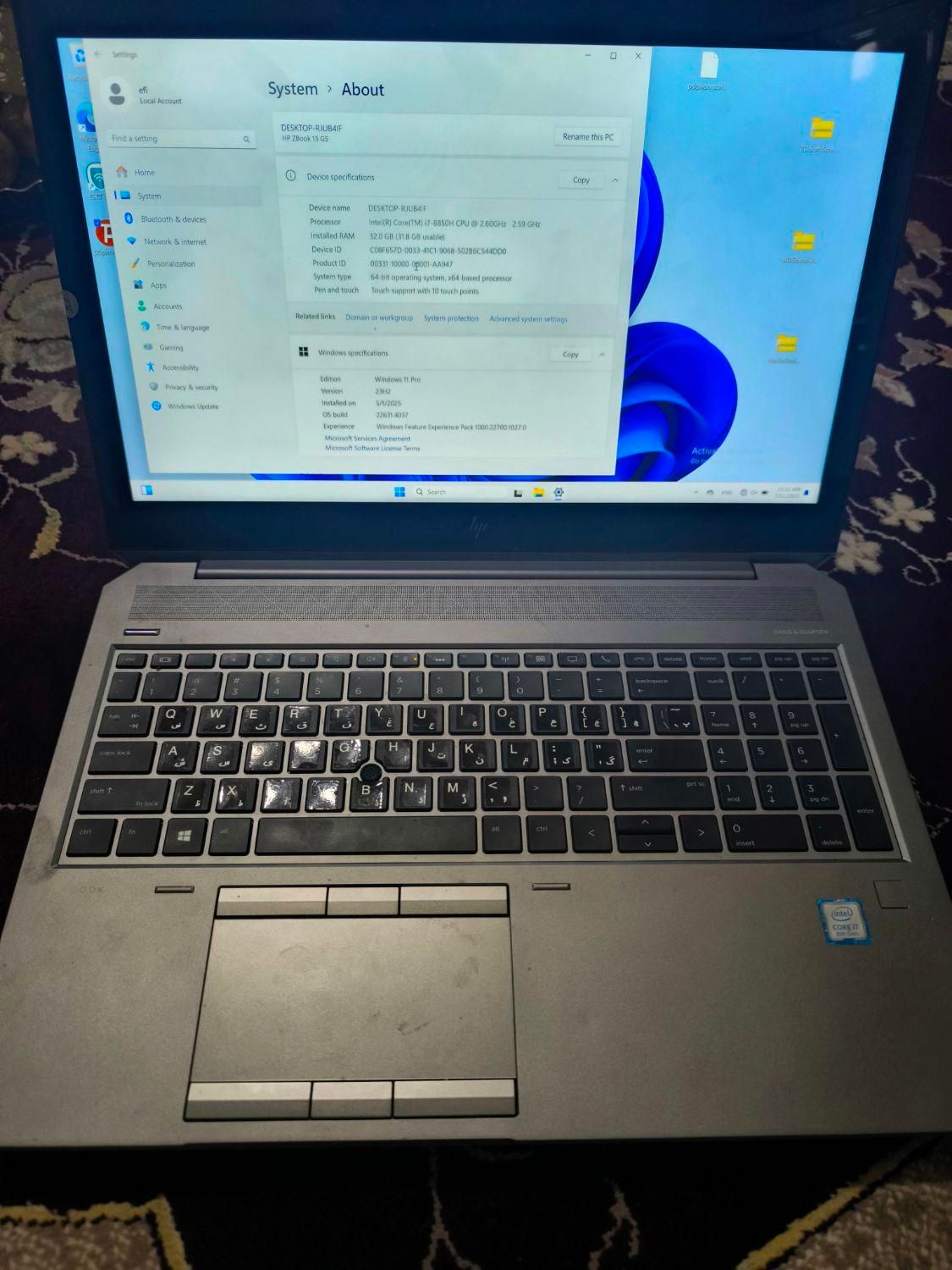 لب تاپ hp zbook|رایانه همراه|تهران, باغ فیض|دیوار