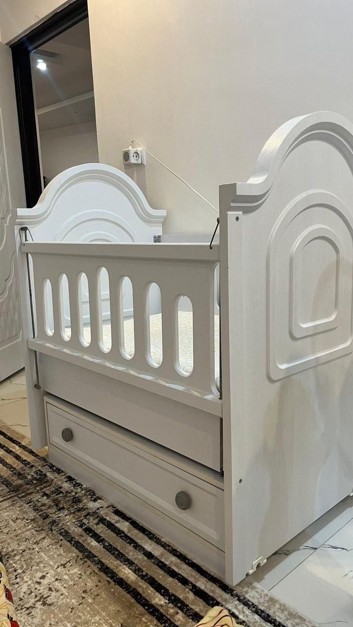 تخت خواب نوزاد ممبران کره ای مدل آسانسوری  آکبند|تخت و سرویس خواب|لاهیجان, گلستان|دیوار
