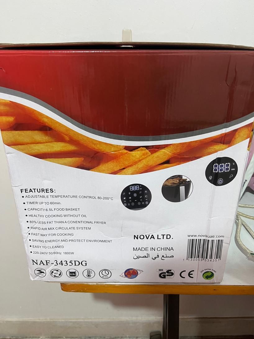 سرخ کن بدون روغن نوا مدل NFA-3435DG|اجاق گاز و لوازم برقی پختوپز|بندر ماهشهر, |دیوار