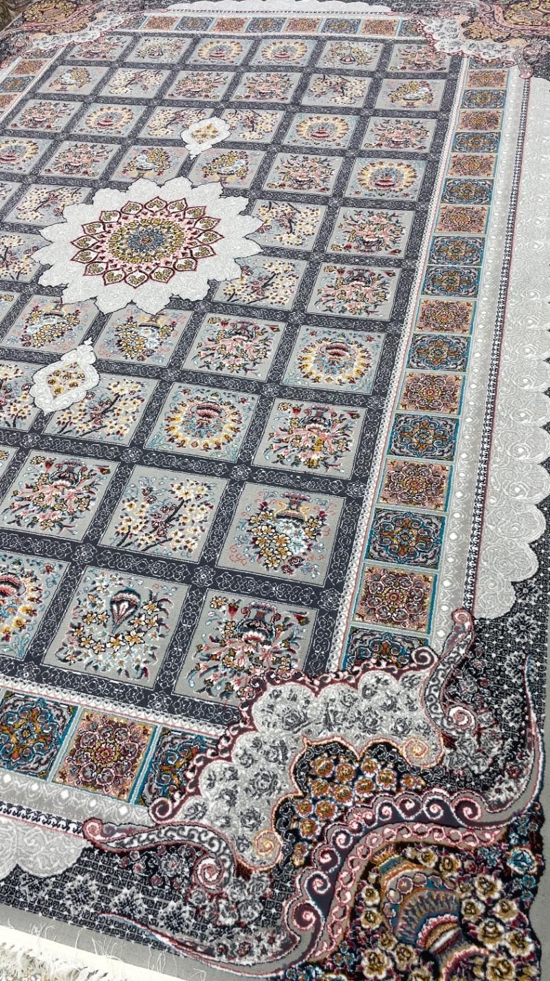 فرش ماندگار توحید۲/تعداد ۹متر نخی نو مژه بلند خشتی|فرش|بیرجند, |دیوار