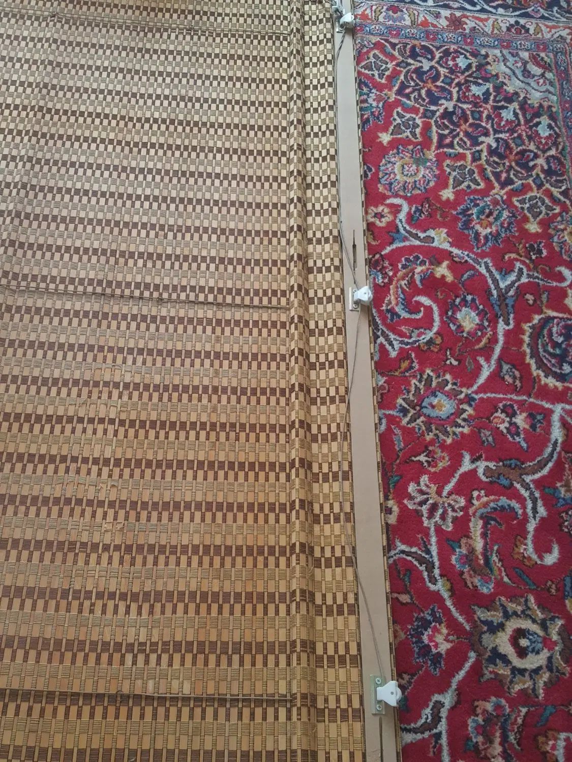 پرده چوبی بامبو حصیری|پرده، رانر، رومیزی|مشهد, هفت تیر (حافظ)|دیوار
