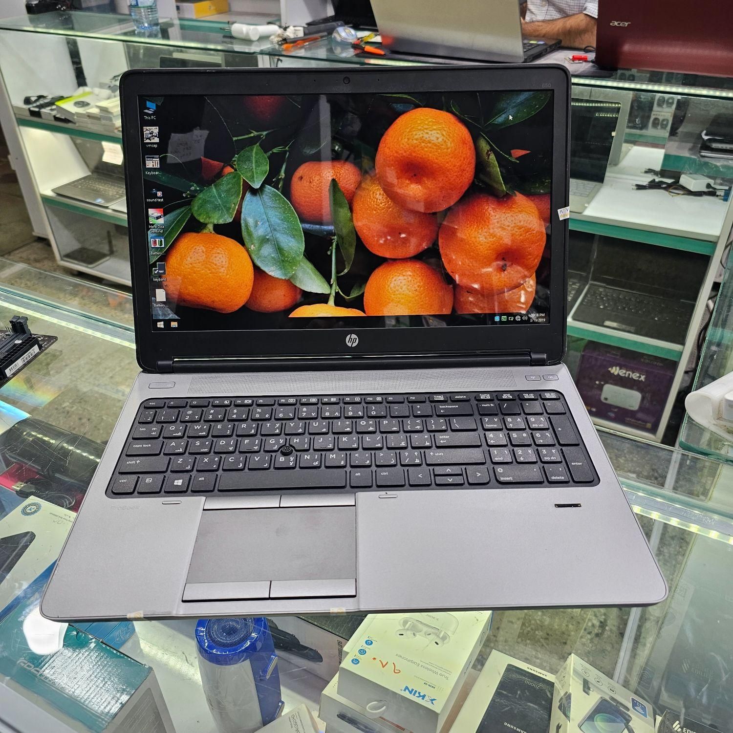 لپتاپ در حد آکبند HP 650 G1  رم ۱۶ هارد SSD|رایانه همراه|یاسوج, |دیوار