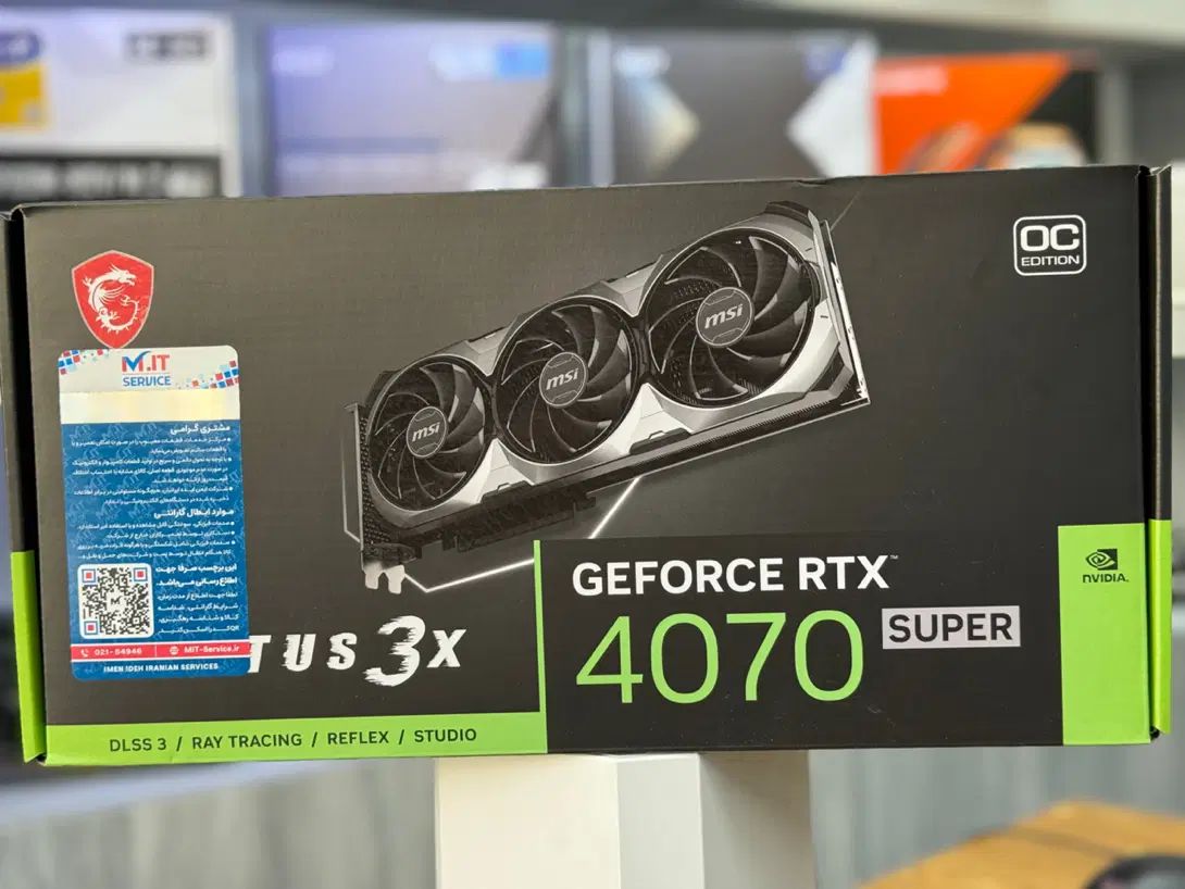 کارت گرافیک آکبند MSI VEBTUS RTX 4070 SUPER OC|قطعات و لوازم جانبی رایانه|مشهد, کارگران|دیوار