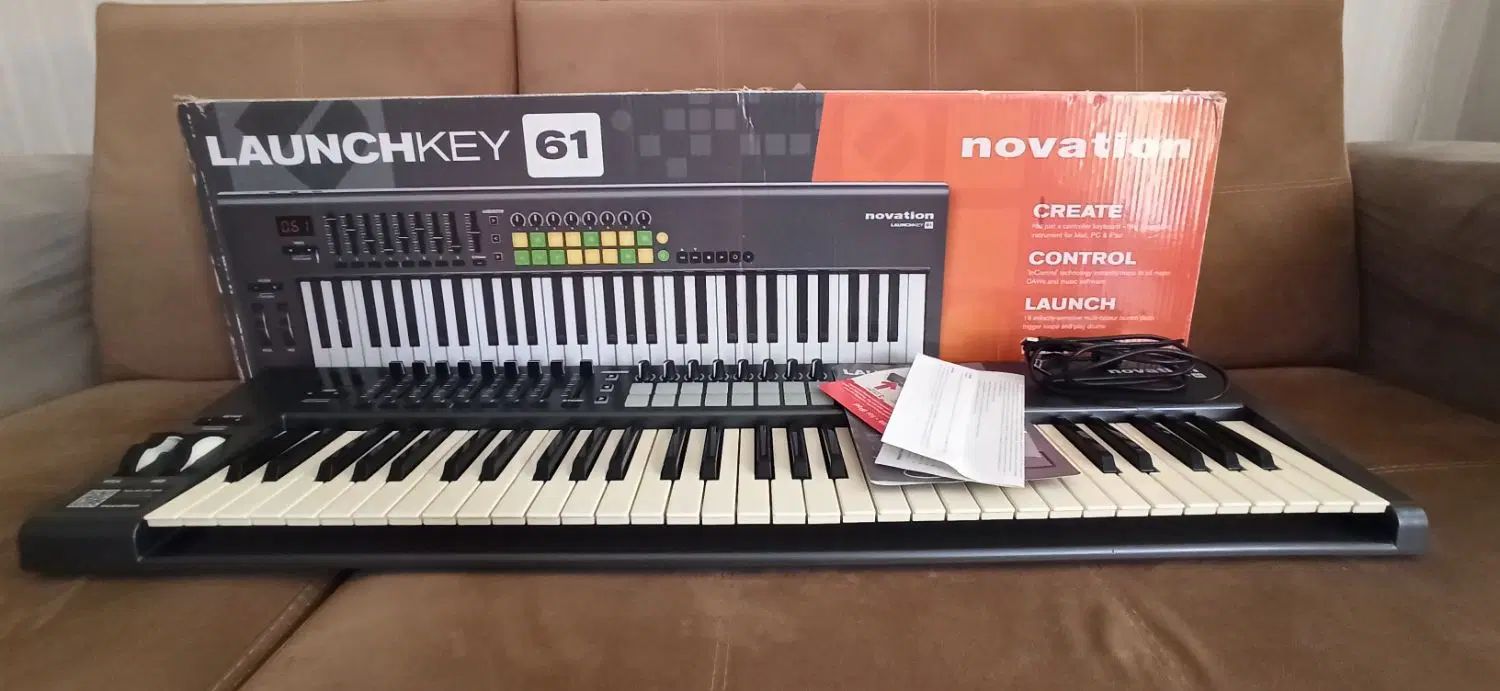 میدی کیبورد Novation Launchkey 61MK1|پیانو، کیبورد، آکاردئون|اصفهان, پروین|دیوار