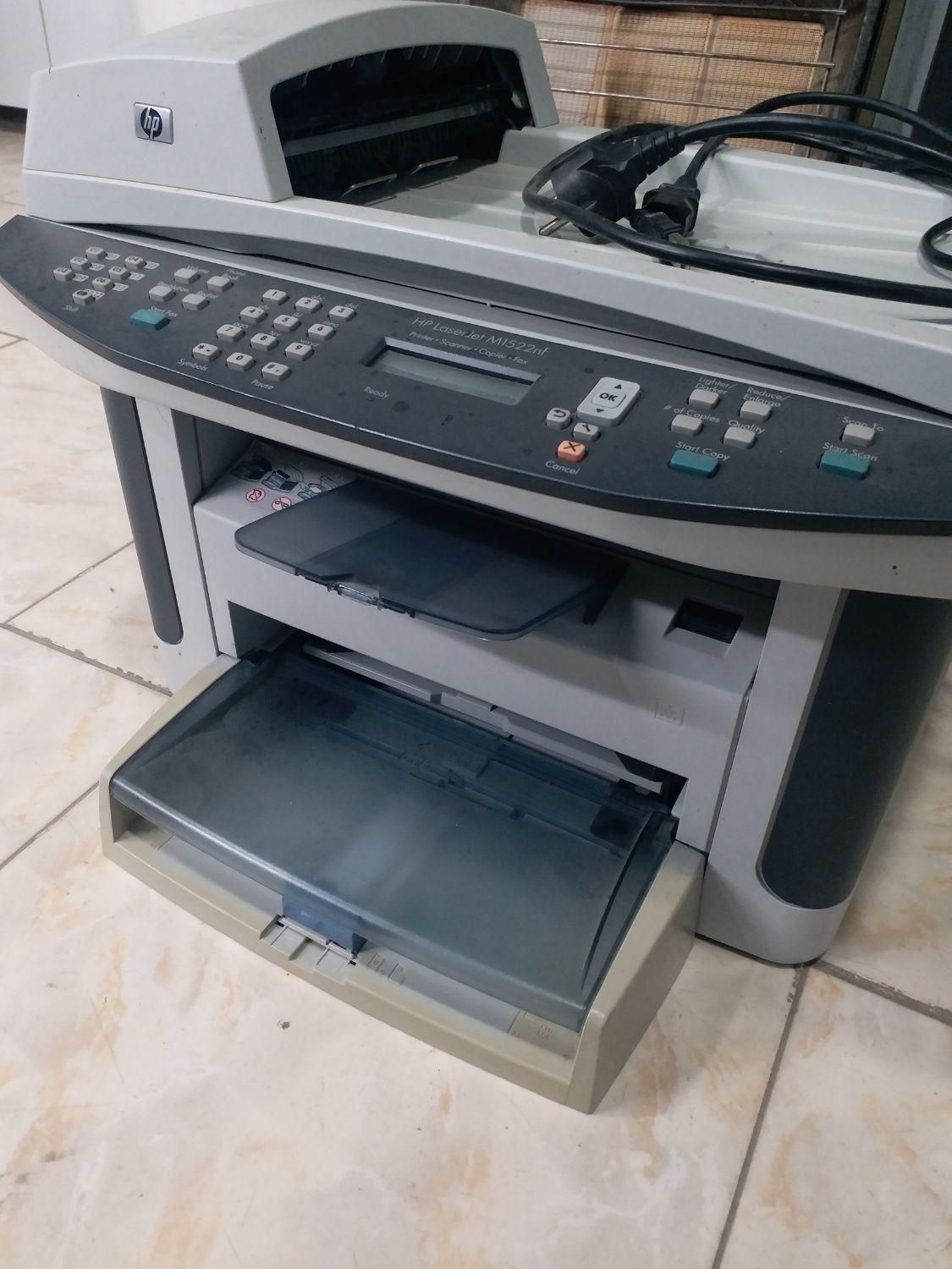 پرینتر سه کاره مدل hp laserjet m1522nf|پرینتر، اسکنر، کپی، فکس|ایذه, |دیوار